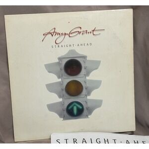 Amy‎ Grant Lp Straight Ahead On Myrrh - VTG  Poster Included